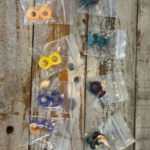 Colorful Acrylic Ear Plugs Set